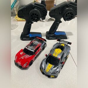 2 KYOSHO MINI- Z MR-03 REMOTE CONTROL CARS RTR JUST ADD BATTERIES
